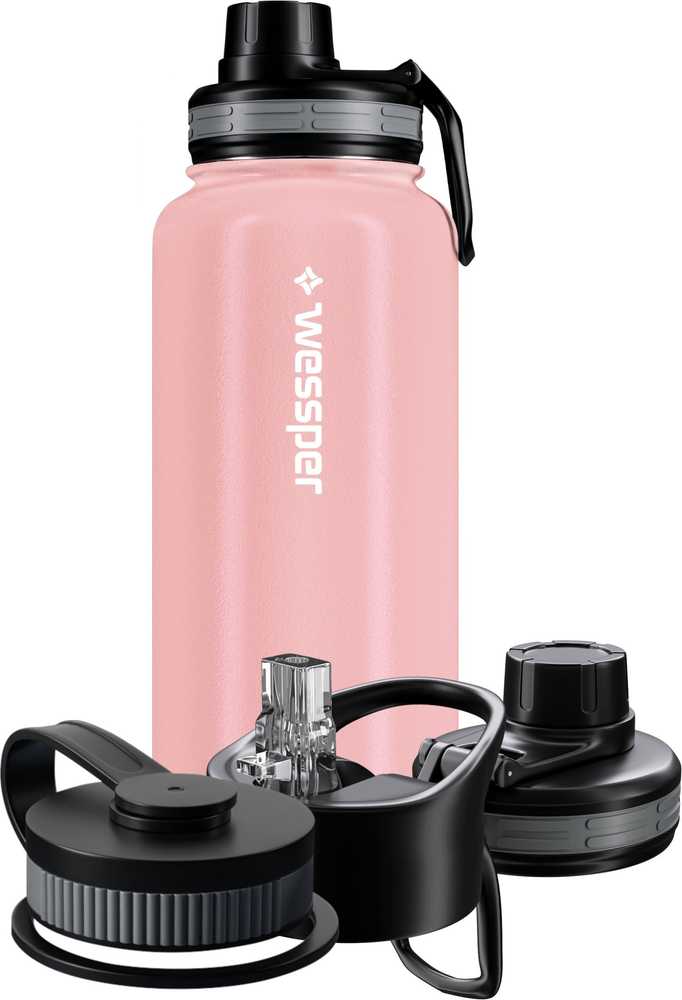 Gertuvė Wessper Buteliukas termiczna Wessper ActiveMax Steeline 1000ml (WES266-PK-1000)