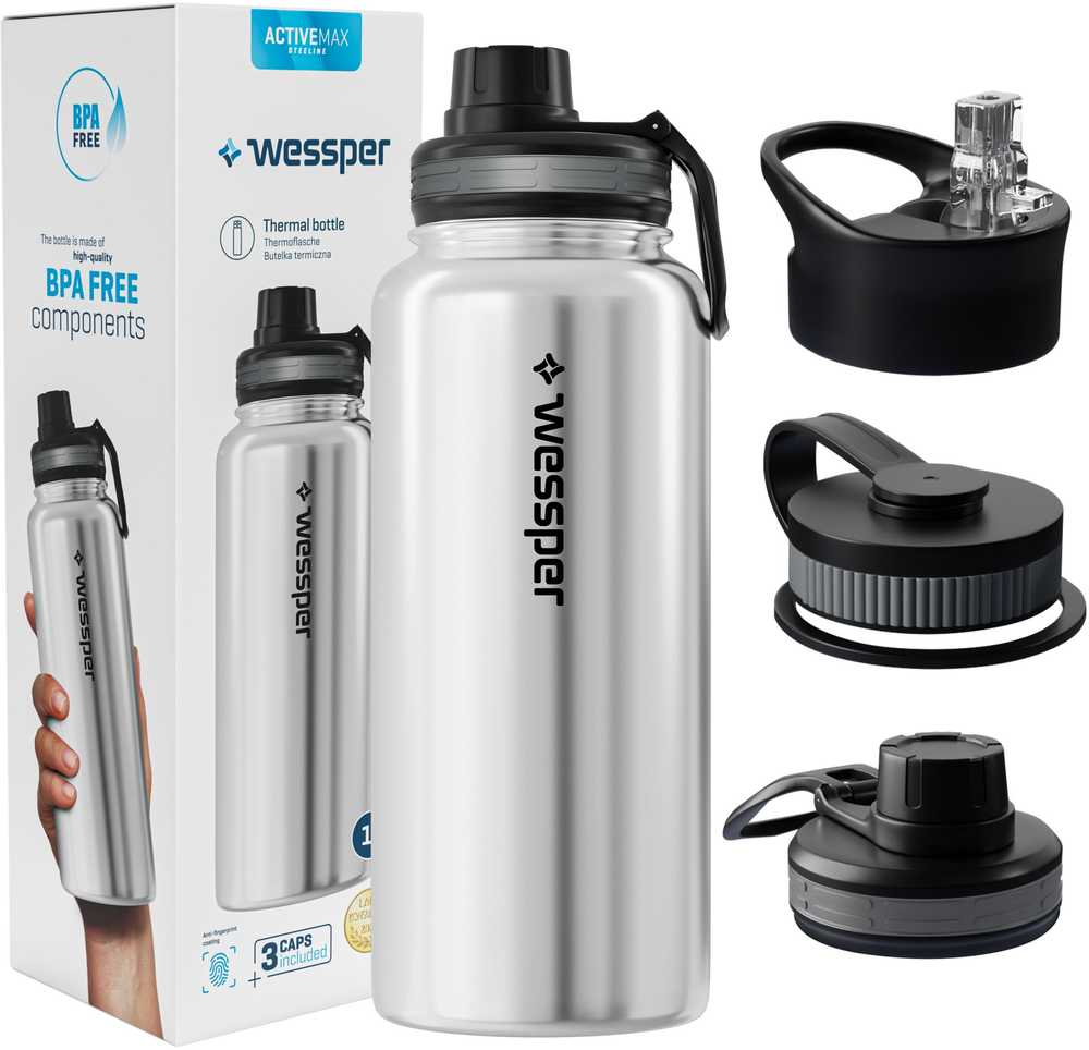 Gertuvė Wessper ActiveMax Steeline, 1000ml