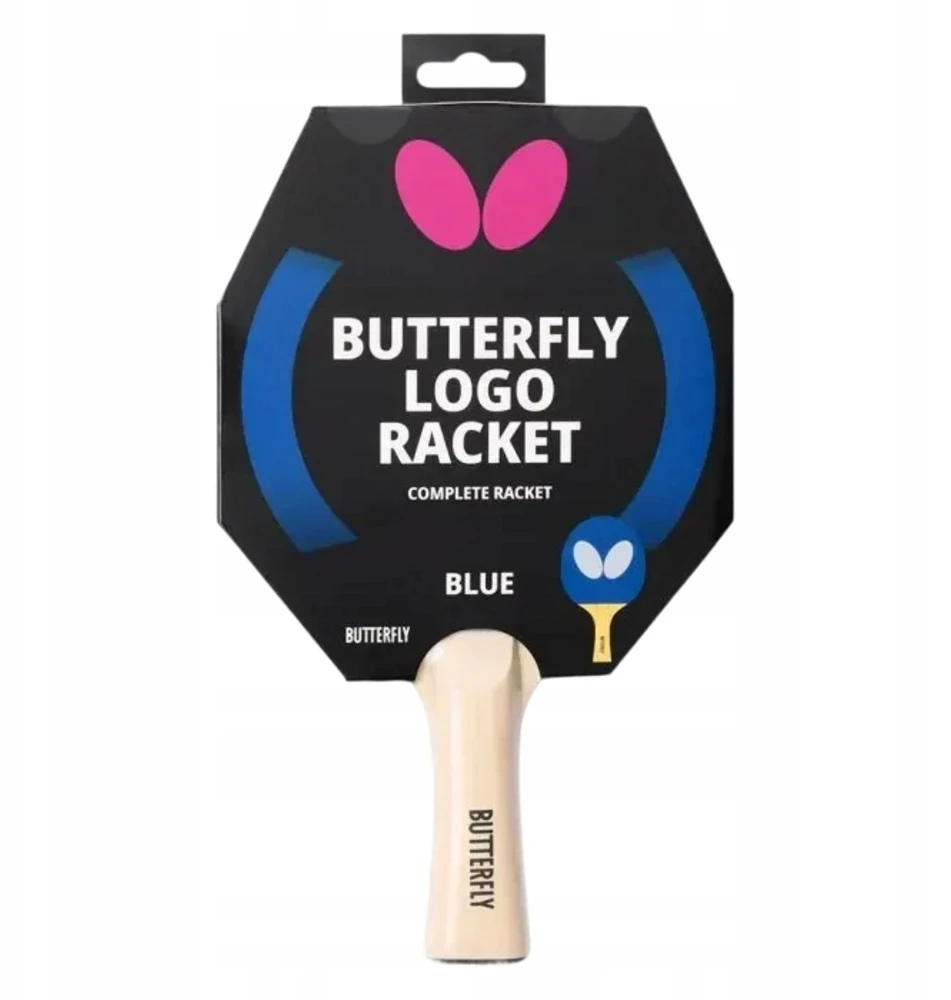 raketė stalo teniso Butterfly Logo mėlyna