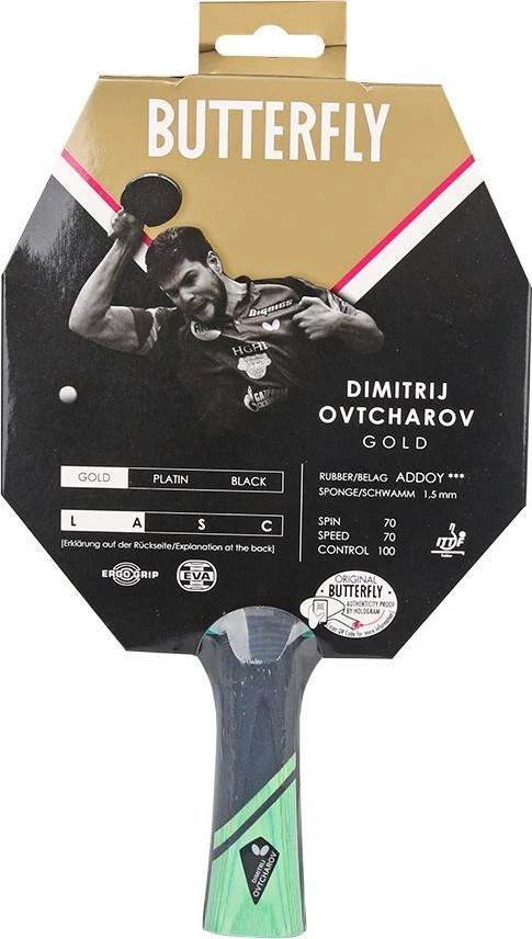 Butterfly Ovtcharov Gold 85221 stalo teniso raketė