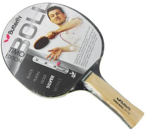Butterfly Drugelių Timo Boll Sidabrinis 85015 stalo teniso raketė