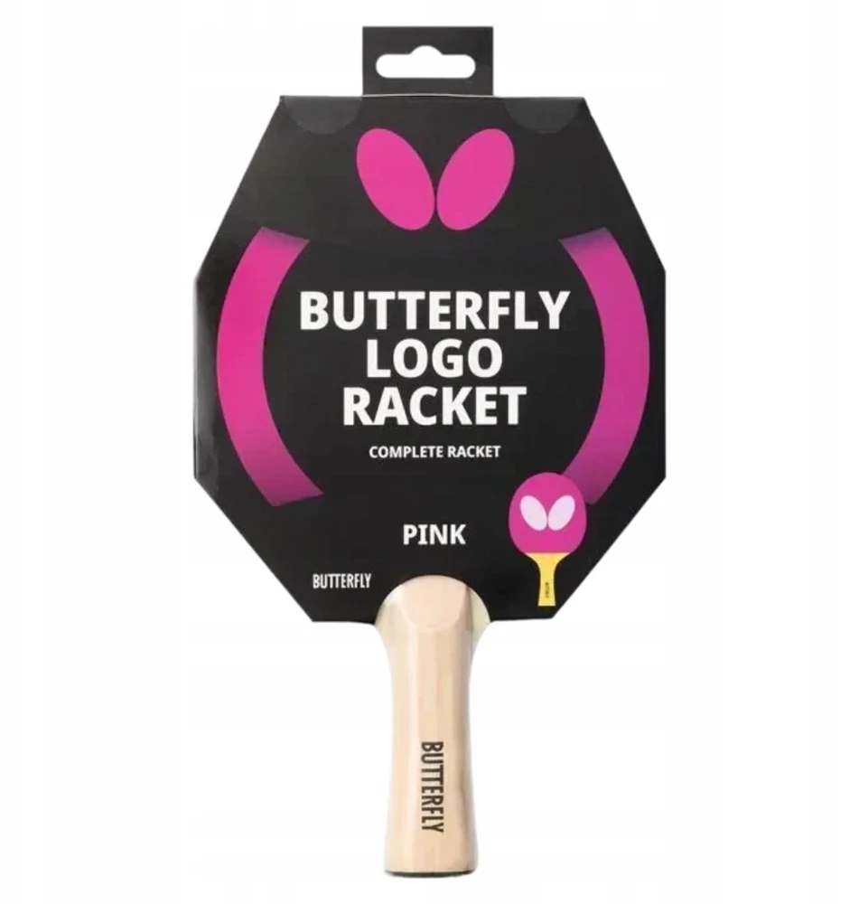 raketė stalo teniso Butterfly Logo rožinė