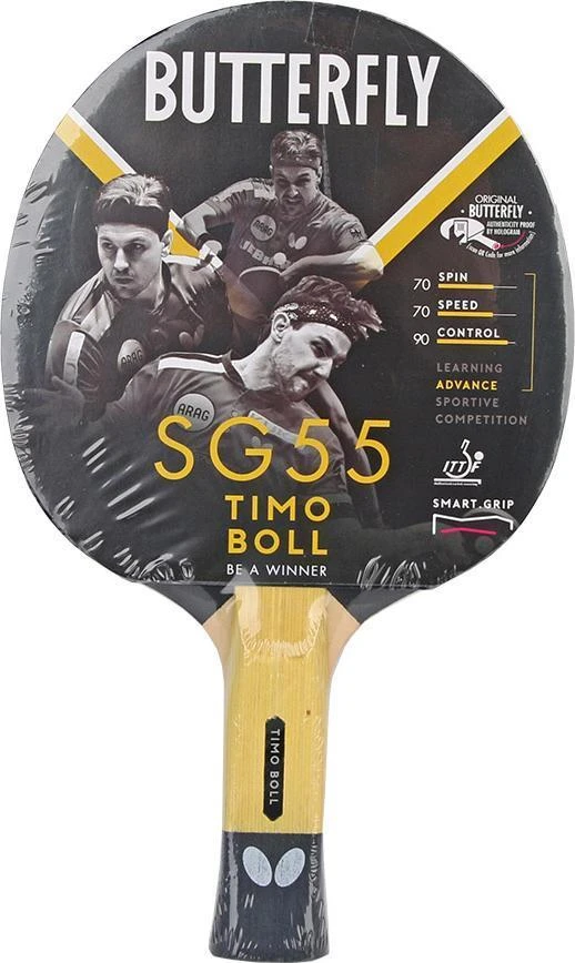 Butterfly Drugeliai Timo Boll SG55 85022 Stalo Teniso Raketė
