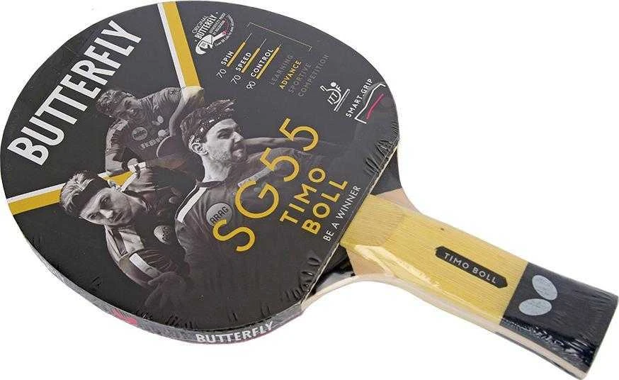 Butterfly Drugeliai Timo Boll SG55 85022 Stalo Teniso Raketė