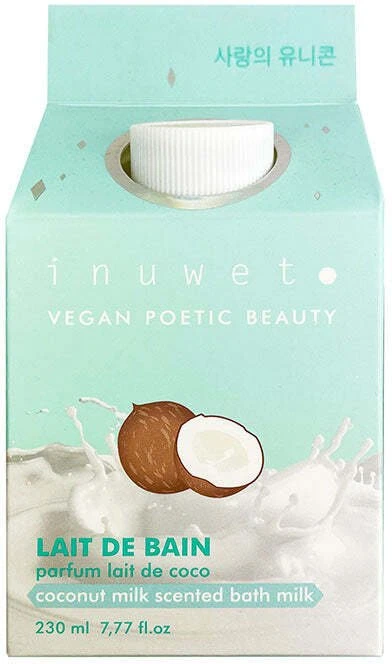 Inuwet Coco Coconut Milk Cleansing & Softening Bath Milk, 230 ml