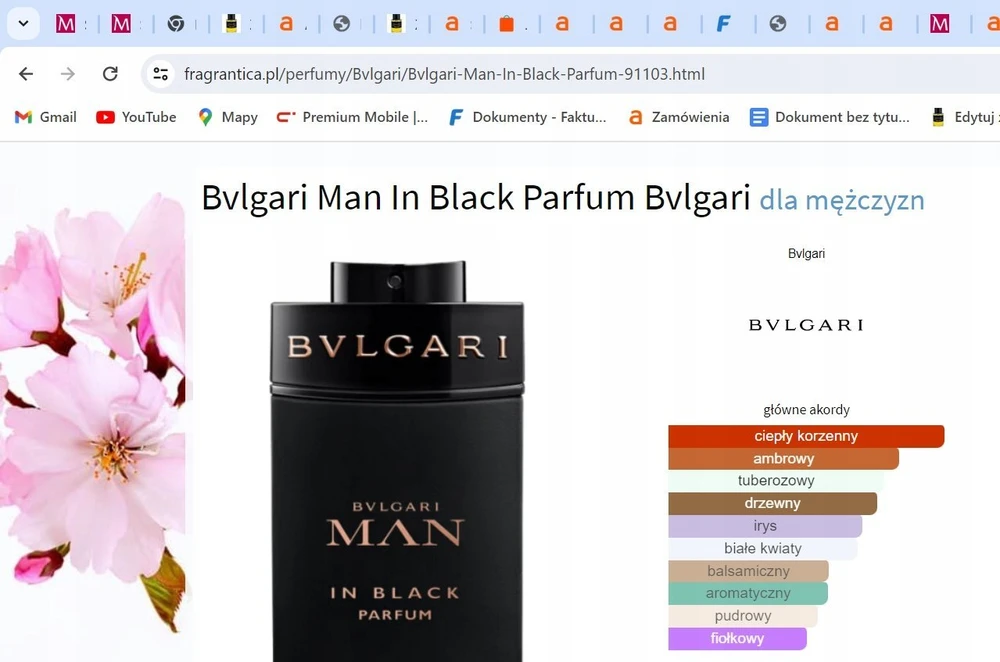 Bvlgari Man In Juodas Parfum Purškiklis Papildomas, 100 ml