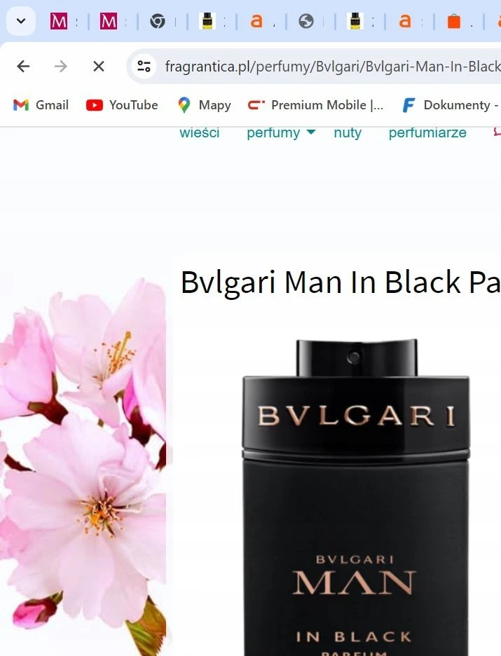 Bvlgari Man In Juodas Parfum Purškiklis Papildomas, 100 ml