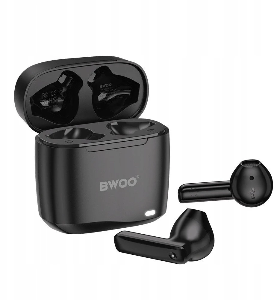 BWOO belaidės TWS ausinės BW94-BK juodos