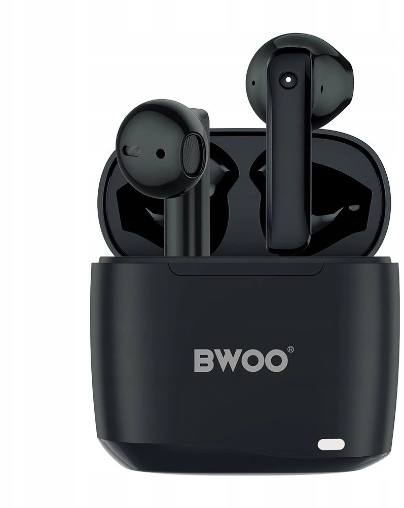 BWOO BW94-BK juodos ausinės įkrovimo dėkle