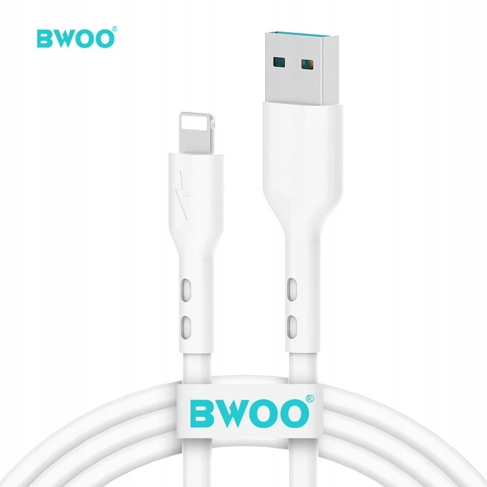 BWOO kabelis X172L USB - Lightning 1,0 m 3A baltas