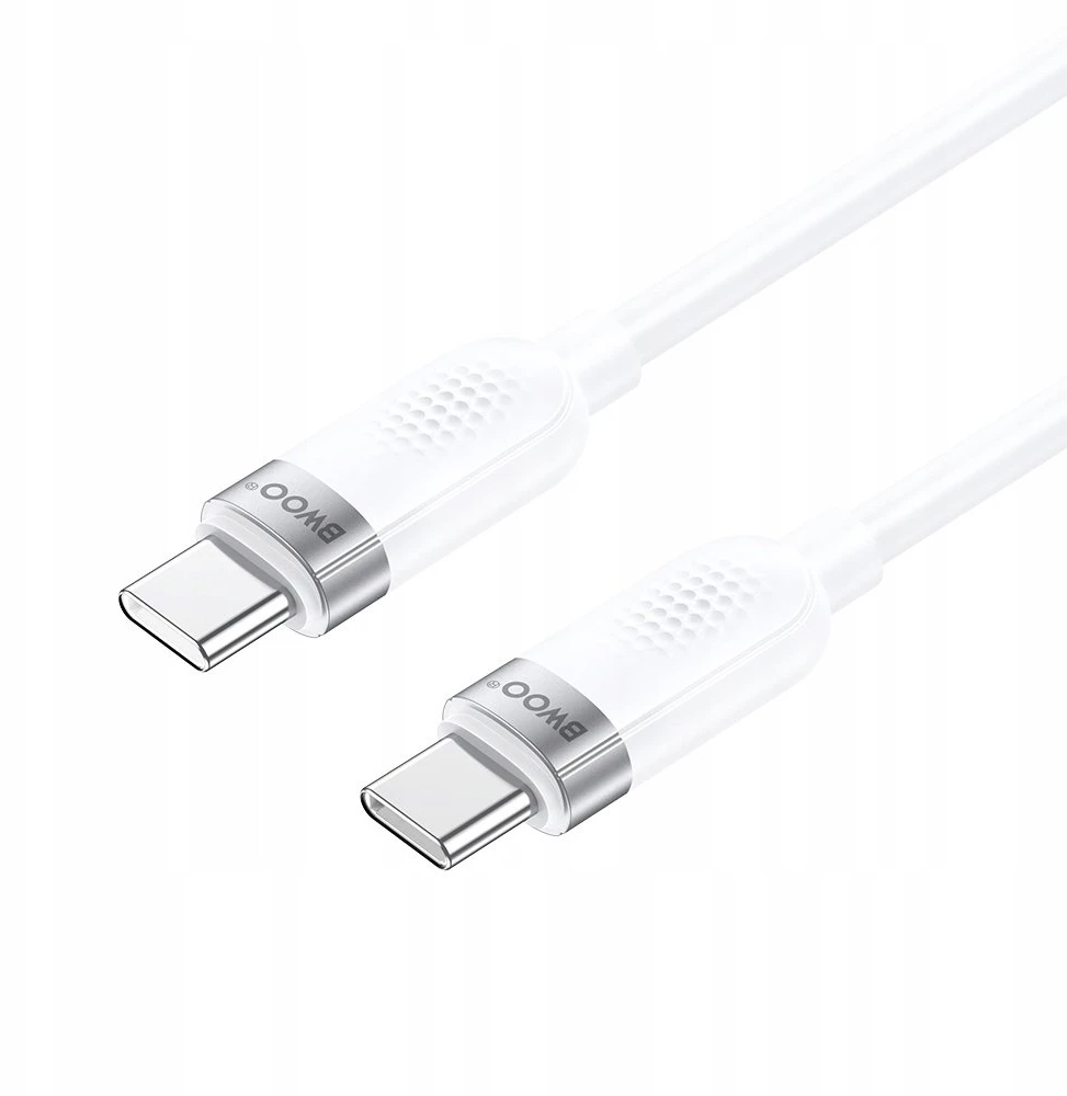 BWOO 65W laidas USB-C – USB-C 1m baltas