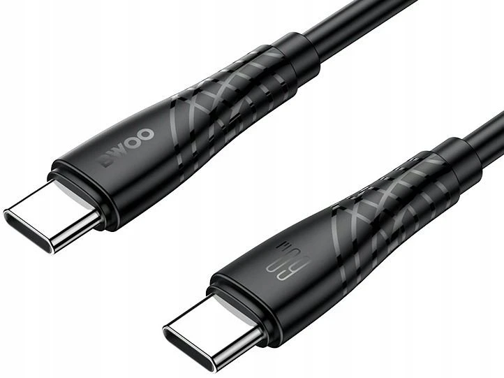 BWOO 60W laidas USB-C – USB-C BO-X318 1m juodas