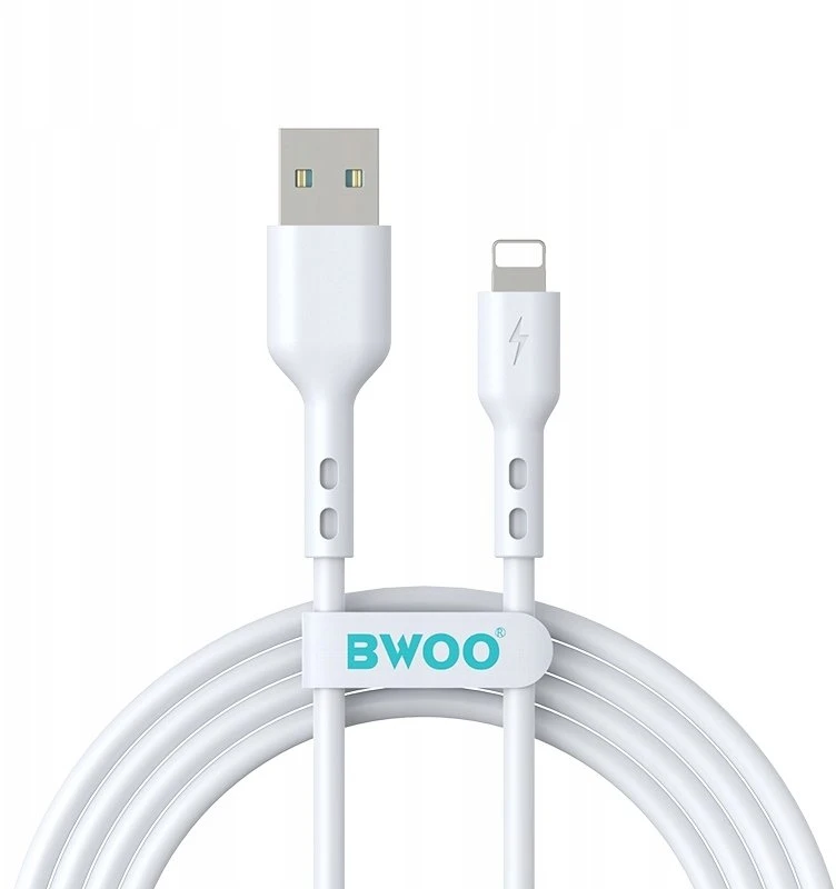 BWOO USB – Lightning laidas 2m 3A baltas
