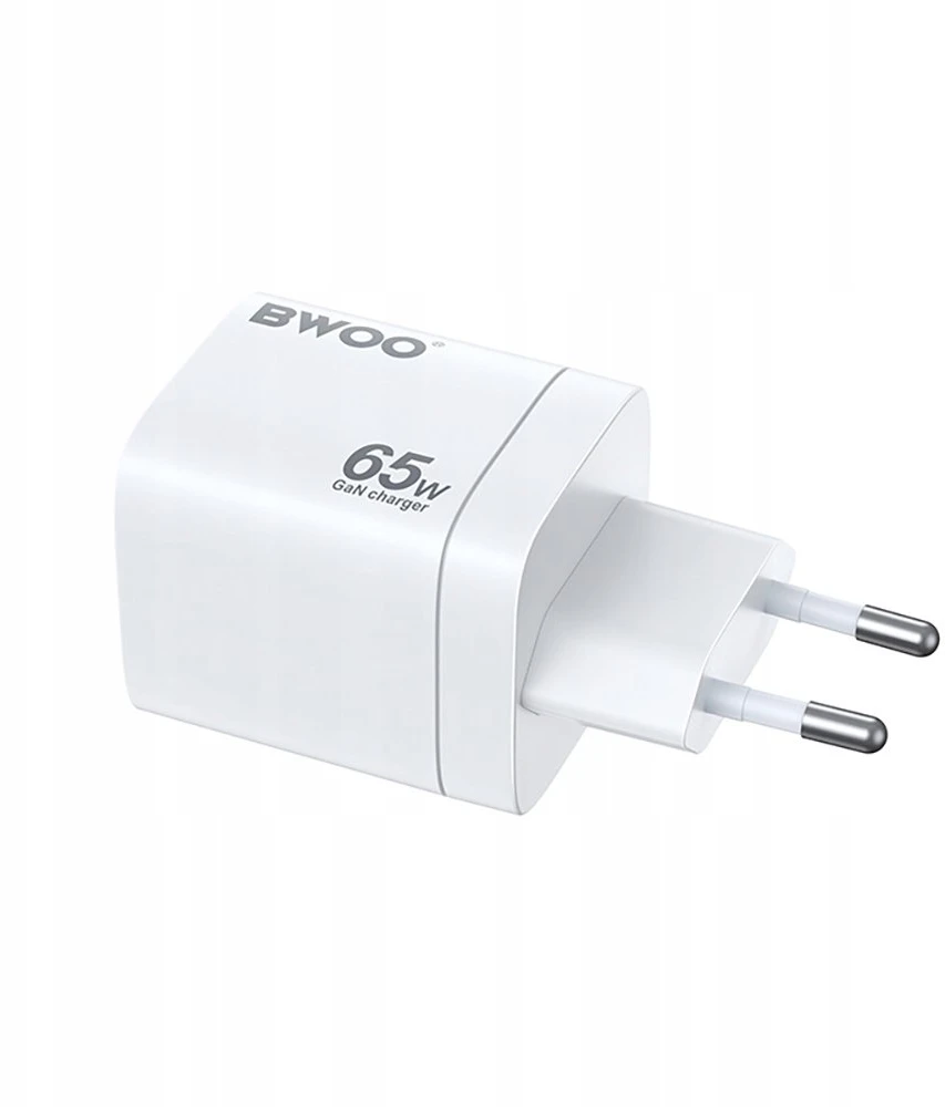BWOO Greitas 65 W GaN kelioninis įkroviklis CDA147 2 x USB-C, 1 x USB-A