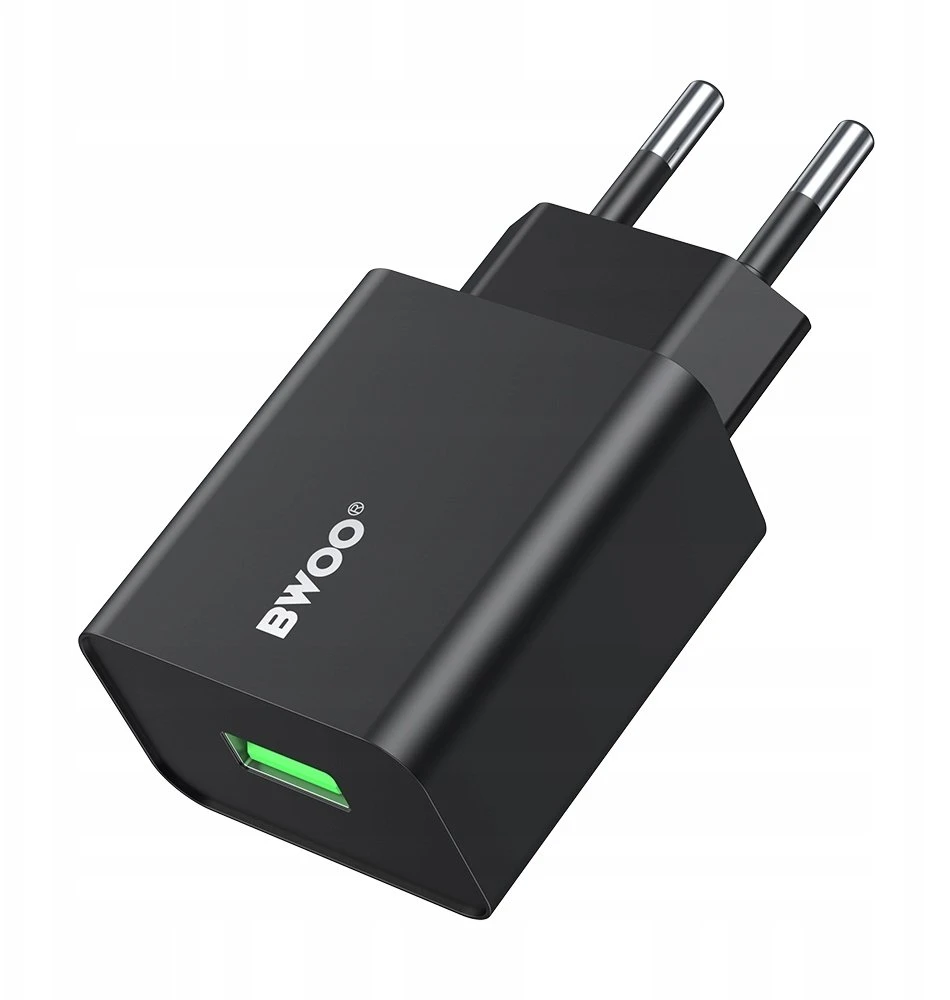 Įkroviklis Bwoo (CDA249) (1xUSB 2.4A) juodas