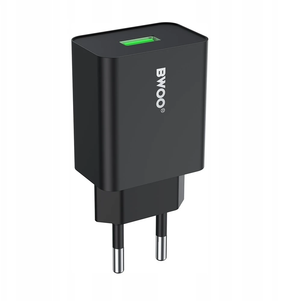 Įkroviklis Bwoo (CDA249) (1xUSB 2.4A) juodas
