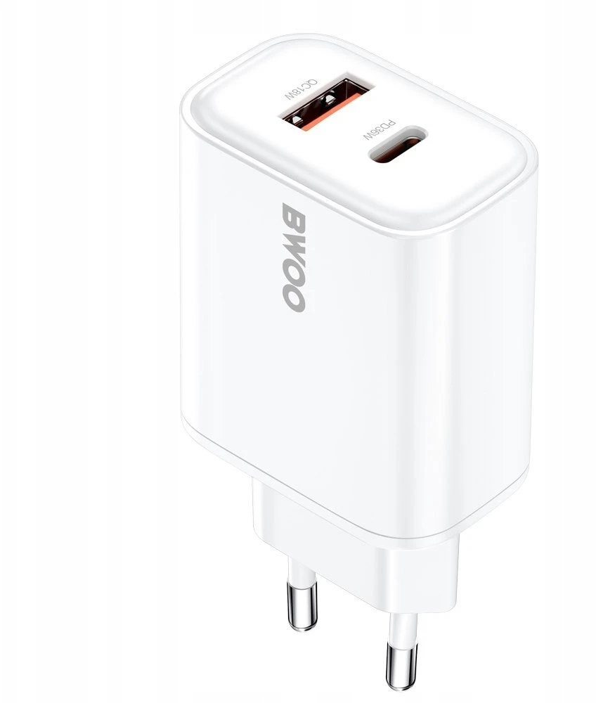 Įkroviklis Bwoo (CDA207) (1xUSB-C; 1xUSB 36W) baltas
