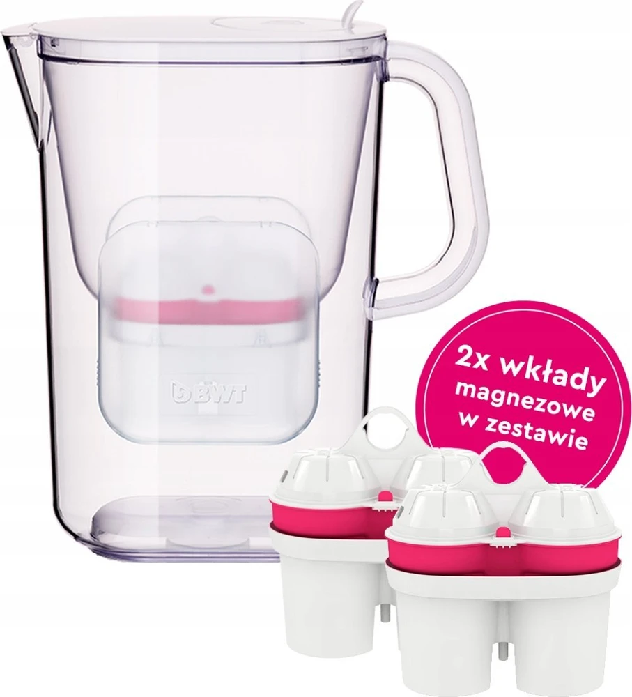 BWT vandens filtravimo indas AQUAlizer 2,6 l su vandens filtru + magnis (2 vnt.) 125252023