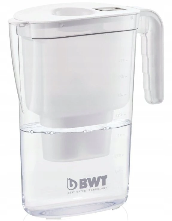 BWT filtro ąsotis Vida vandens filtro ąsotis 2,6 l baltas + 5 magnio kasetės