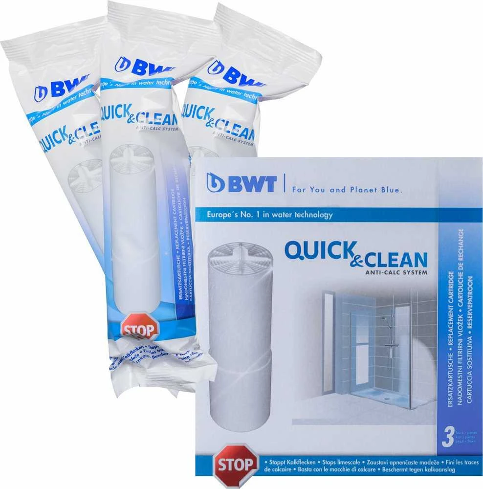 BWT Quick and Clean nukalkinimo sistemos filtro kartridžų komplektas 3 vnt