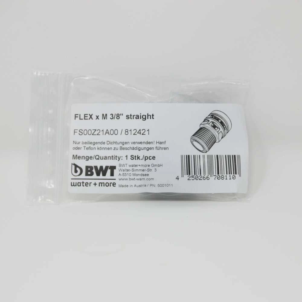 812421 BWT FLEX I-formos jungtis x M 3/8"