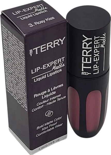 „By Terry Lip-Expert“ matiniai skysti lūpų dažai „3 Rosy Kiss“, 4 ml
