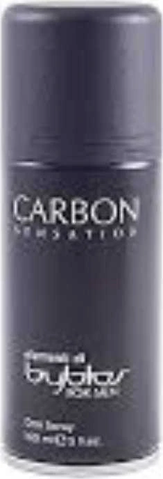 Byblos Carbon Anti-Perspirant Dezodorantas Purškiklis For Men, 150 ml