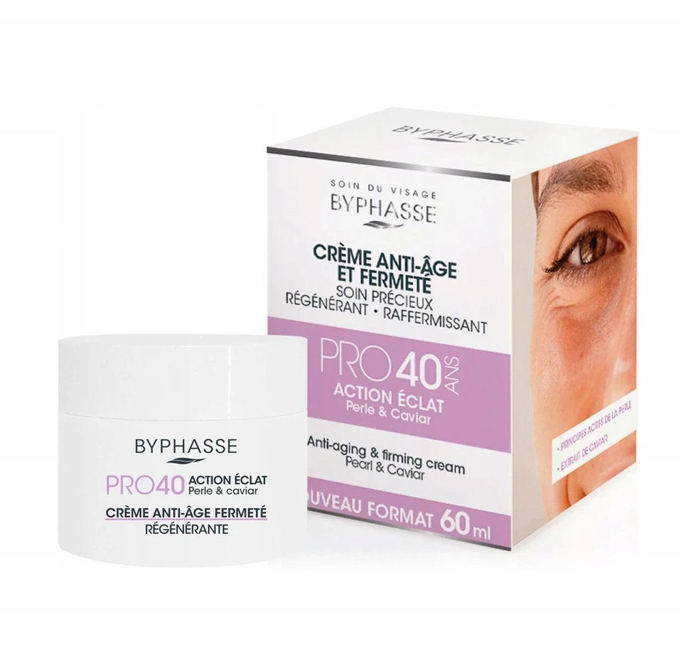 Byphasse Anti Age PRO40 Firming & Lifting Kreminis For Face, 60 ml