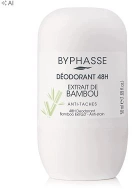 „Byphasse“ bambuko ekstrakto dezodorantas pieštuku unisex, 50 ml