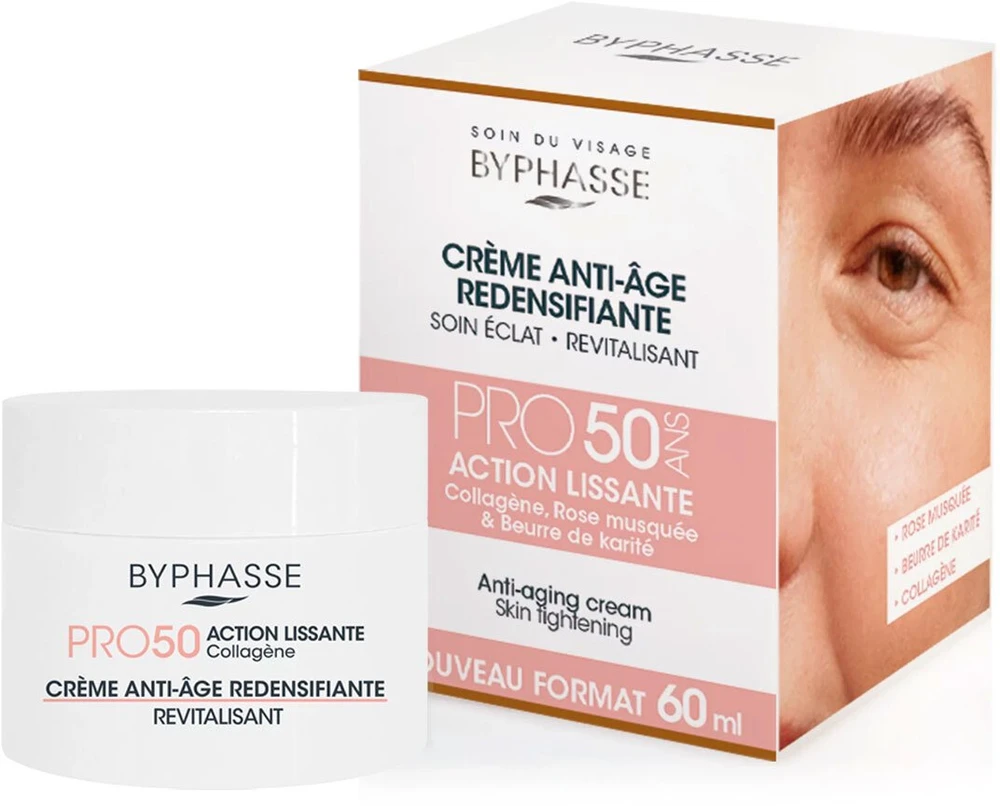 "Byphasse Pro 50 Action Lissante" kremas nuo senėjimo 60ml