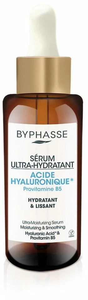 Byphasse Sérum Ultra-Hydratant Acide Hyaluronique, 50 ml