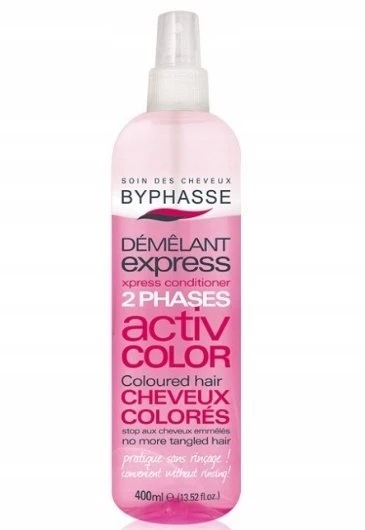 Byphasse Pro Color nenuplaunamas plaukų kondicionierius, paryškinantis spalvą, 400 ml