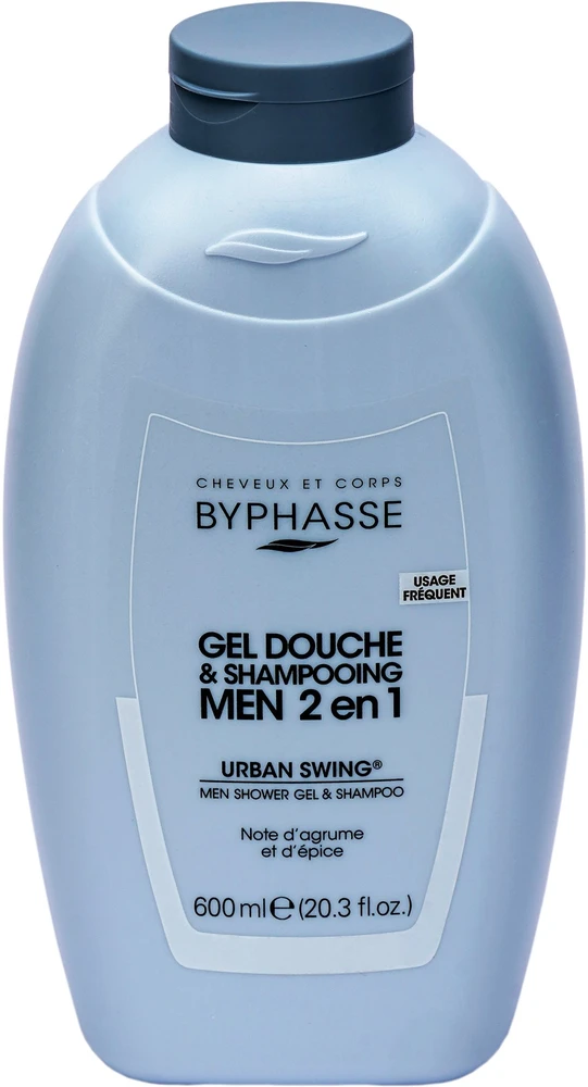 Byphasse Urban Swing Men 2 En 1, 600 ml