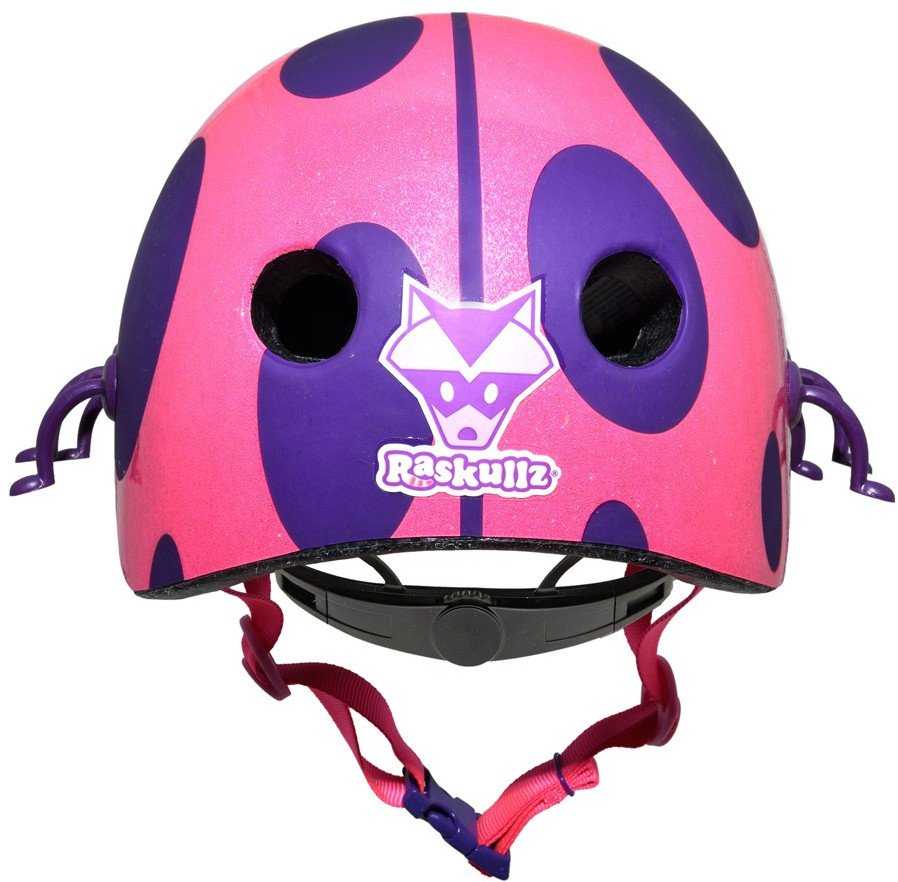 C-PREME Kask dziecięcy juniorski RASKULLZ Googly Lady Bug pink Rozmiar XS Toddler (Kod producenta: CPMR-7144606)