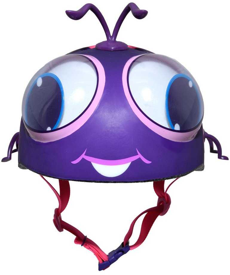C-PREME Kask dziecięcy juniorski RASKULLZ Googly Lady Bug pink Rozmiar XS Toddler (Kod producenta: CPMR-7144606)