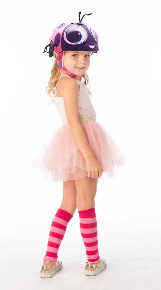 C-PREME Kask dziecięcy juniorski RASKULLZ Googly Lady Bug pink Rozmiar XS Toddler (Kod producenta: CPMR-7144606)