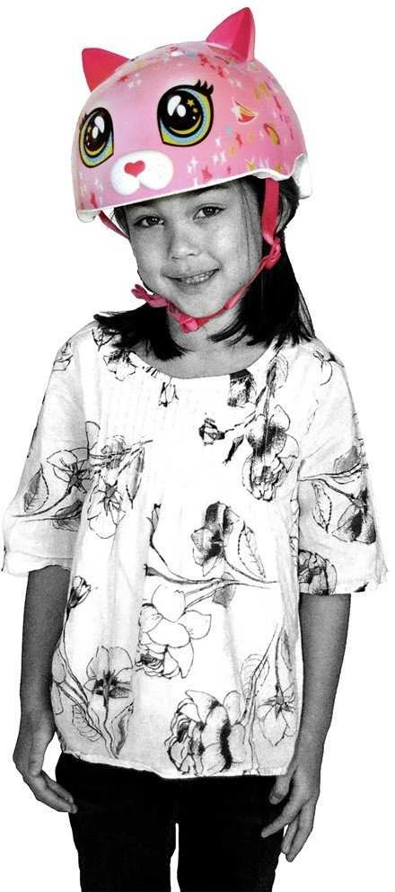 C-PREME Vaikiškas šalmas Raskullz Astro Cat Rožinė dydis S (50-54 cm) [CPMR-7120057]