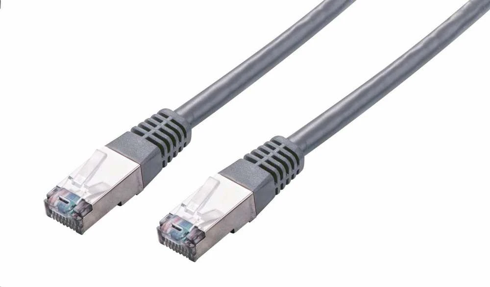C-TECH kabelis patchcord Cat5e, FTP, pilkas, 20m
