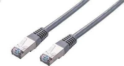 C-TECH kabelio pataisos laidas Cat5e, FTP, pilkas, 0,5 m