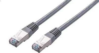 C-TECH kabelis patchcord Cat5e, FTP, pilkas, 15m