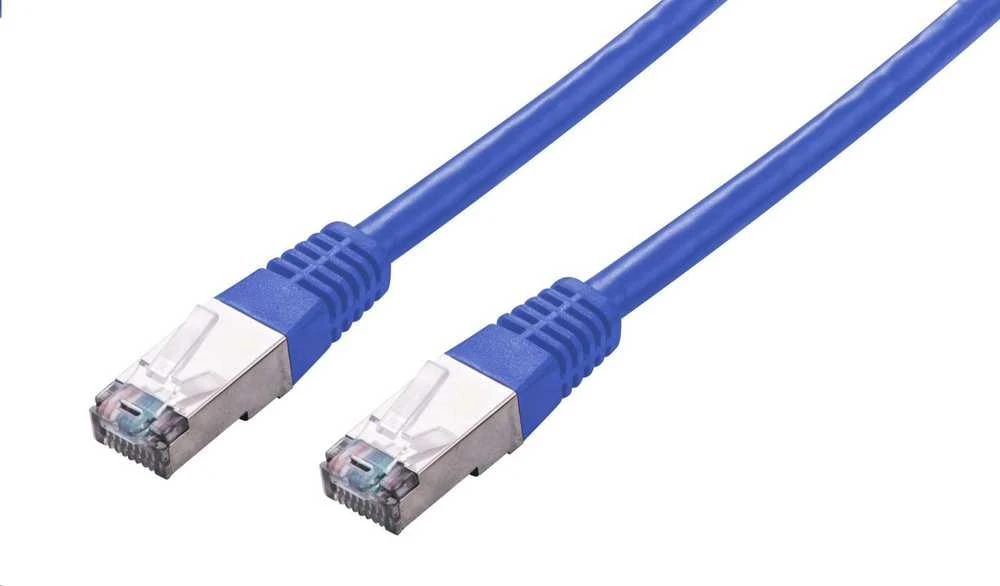 C-TECH kabelio pataisos laidas Cat5e, FTP, mėlynas, 1m