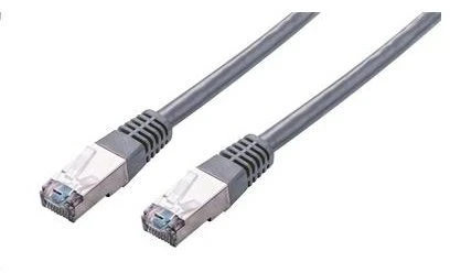 C-TECH kabelio pataisos laidas Cat5e, FTP, pilkas, 0,25 m