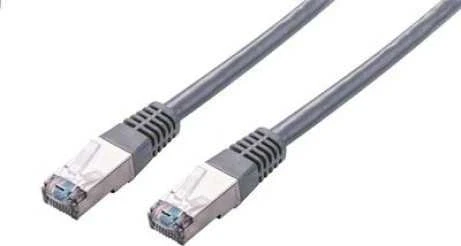 C-TECH kabelis patchcord Cat5e, FTP, pilkas, 3m
