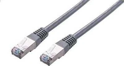 C-TECH kabelis patchcord Cat5e, FTP, pilkas, 2m