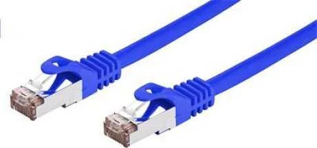 C-TECH kabelis patchcord Cat6, FTP, mėlynas, 1m