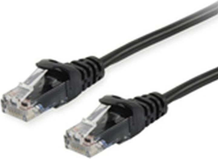 C-TECH kabelis patchcord Cat6, FTP, juodas, 2m