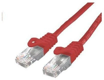 C-TECH kabelis patchcord Cat6, UTP, raudonas, 5m