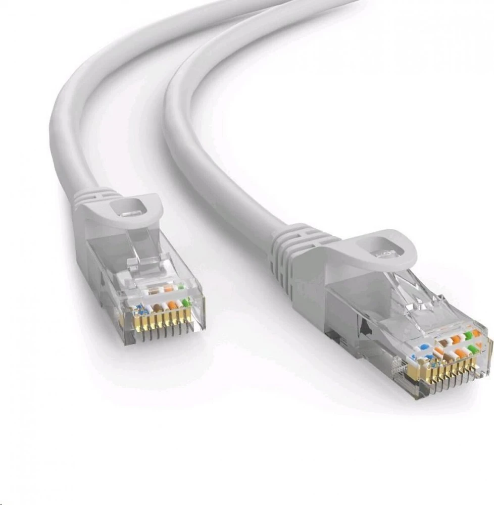 C-Tech C-TECH kabelis patchcord Cat6e, UTP, pilkas, 2m