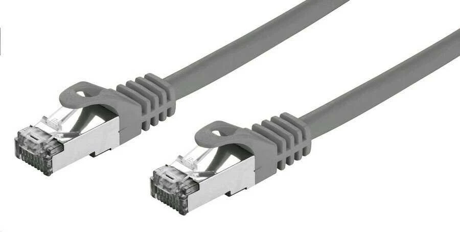 C-TECH kabelis patchcord Cat7, S/FTP, pilkas, 3m