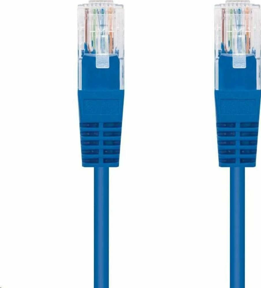 C-Tech Kabelis patchcord Cat5e, UTP, mėlyna, 2 m (CB-PP5-2B)